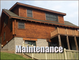  Chappell, Kentucky Log Home Maintenance